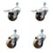 Service Caster 3 Inch SS High Temp Phenolic 1/2 Inch Threaded Stem Caster Total Lock Brake, 2PK SCC-SSTSTTL20S314-PHSHT-121315-2-S2 - alternate 1